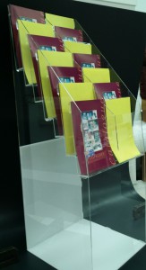 A4 acrylic brochure display   