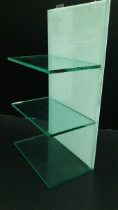 acrylic shelving  