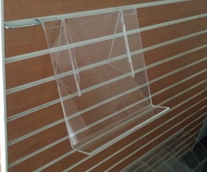 acrylic slat shelving  